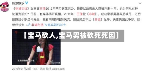 【宝马砍人,宝马男被砍死死因】-第1张图片