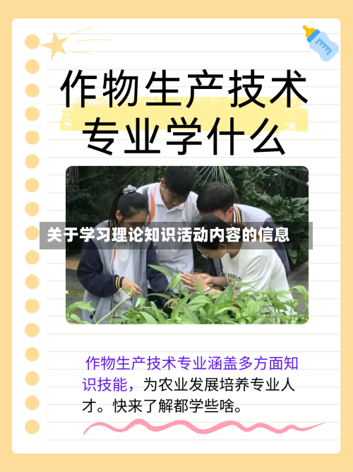 关于学习理论知识活动内容的信息-第1张图片