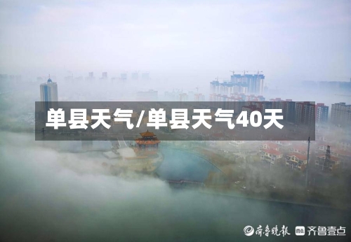 单县天气/单县天气40天-第1张图片