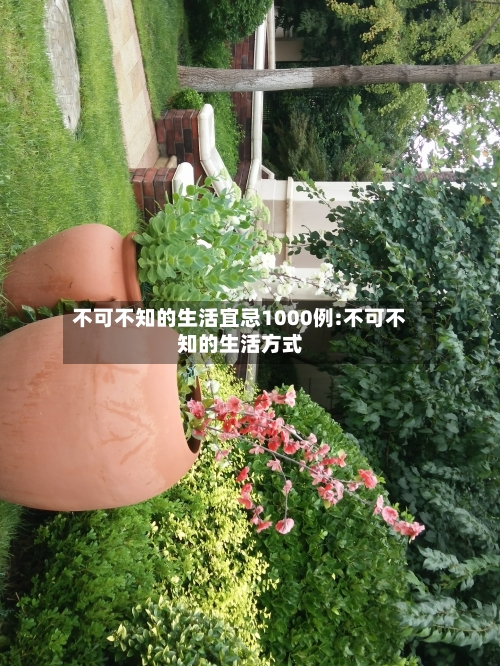不可不知的生活宜忌1000例:不可不知的生活方式-第1张图片