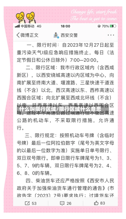 什么叫限行区域/限行区域什么意思-第1张图片
