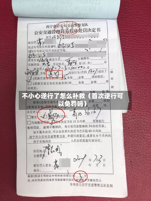 不小心逆行了怎么补救(首次逆行可以免罚吗)-第1张图片