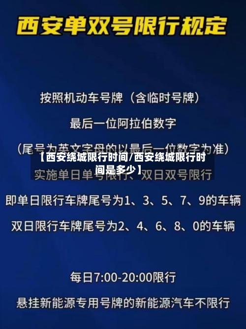 【西安绕城限行时间/西安绕城限行时间是多少】-第1张图片